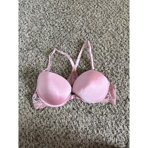 Black Fuchsia Women's Pink Razor back Underwire Bra Size 36B